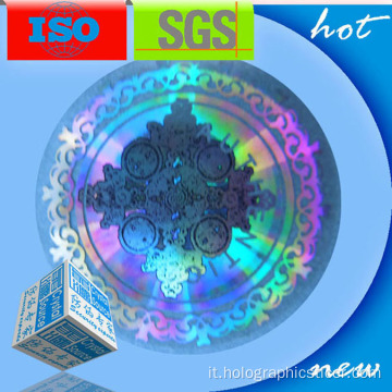 Etichetta di sicurezza 3D Cololful Holographic